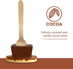 Fire Mountain Hot Chocolate Stirrers From Cocoa | 3 x 40g | 37% Milk Hot Chocolate Spoons