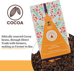Fire Mountain 37% Milk Chocolate Bar from Cocoa | 5 x 60g | Natural Cacao Chocolate Bar