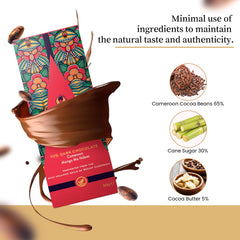 Fire Mountain 70% Dark Chocolate Bar from Cocoa | 5 x 60g | Natural & Vegan